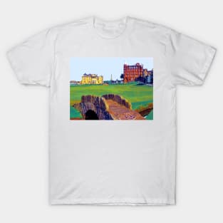 SWILCAN BRIDGE ST. ANDREWS HOLE 18 T-Shirt